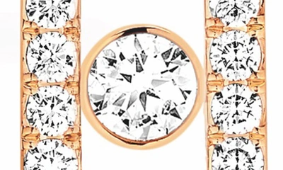 Messika Move Link Diamond Drop Earrings In Yellow Gold