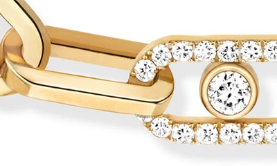Messika Move Link Diamond Bracelet In Yellow Gold