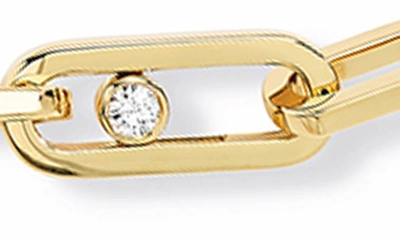 Messika Move Link Diamond Necklace In Yellow Gold