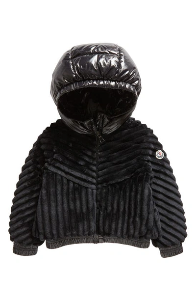 Shop Moncler Kids' Pedrix Down Jacket In Black