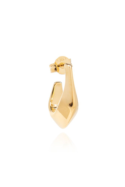 Shop Lemaire Faceted Mini Drop Earring In Gold