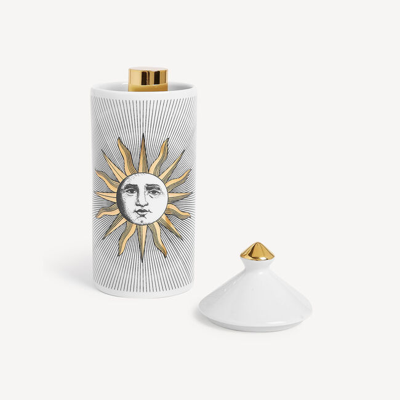 Shop Fornasetti Talvolta Scented Room Spray - Soli Décor - Immaginazione Fragrance In White/black/gold