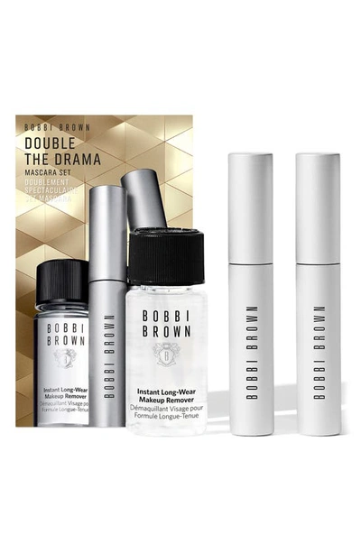 Shop Bobbi Brown Double The Drama Long-lasting Mascara Set (limited Edition) $78 Value