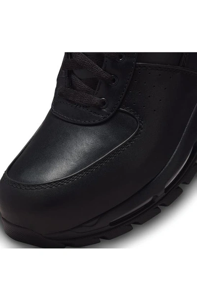 Shop Nike Air Max Goadome Sneaker Boot In Black/ Black/ Black