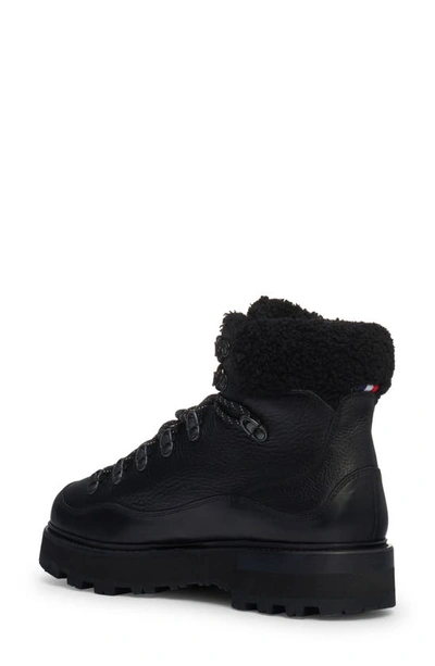 Shop Moncler Peka Trek Hiking Boot In Black