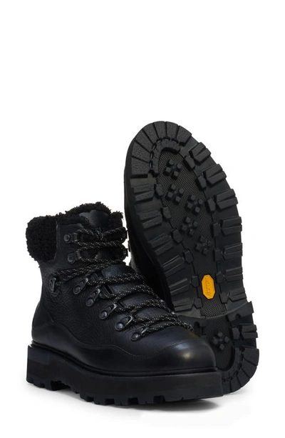 Shop Moncler Peka Trek Hiking Boot In Black