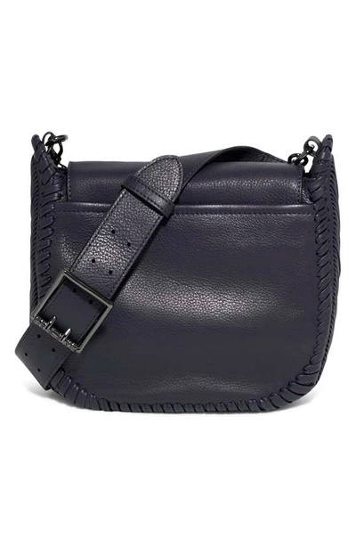 Shop Aimee Kestenberg All For Love Leather Crossbody Bag In Ink Blue