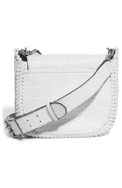 Shop Aimee Kestenberg All For Love Leather Crossbody Bag In White Croco