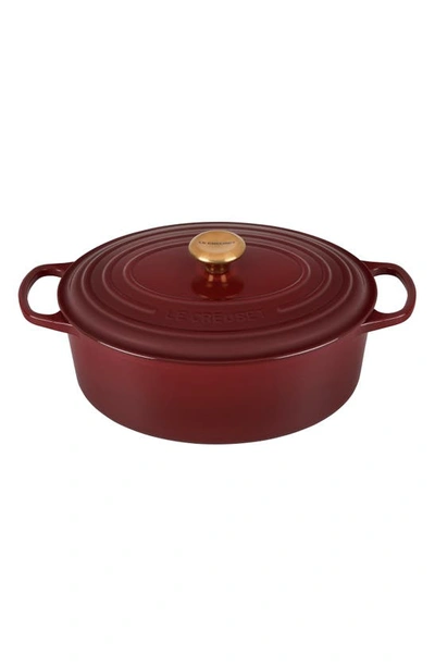 Le Creuset 6.75-Quart Signature Cast Iron Oval Dutch Oven - Rhone