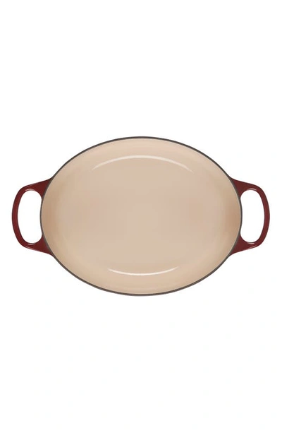 Le Creuset Signature 6.75-quart Oval Enamel Cast Iron French/dutch Oven With Lid In Rhone