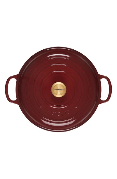 Shop Le Creuset Signature 5 Quart Enameled Cast Iron Braiser In Rhone