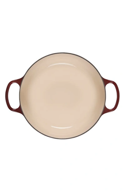 Le Creuset Signature 4.5-quart Round Enamel Cast Iron Dutch Oven In Rhone