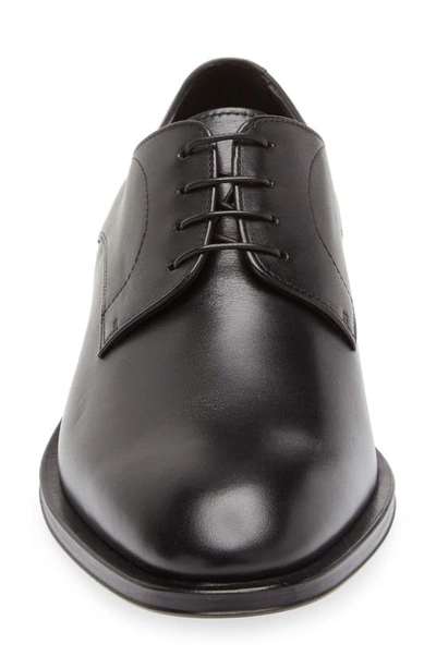 Shop Hugo Boss Derreck Plain Toe Derby In Black