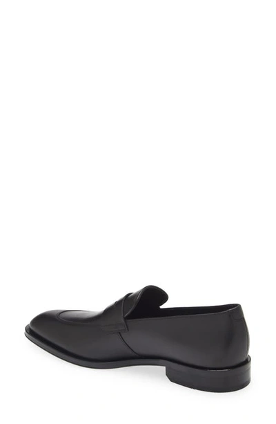 Hugo Boss Boss Derreck Penny Loafer In Black