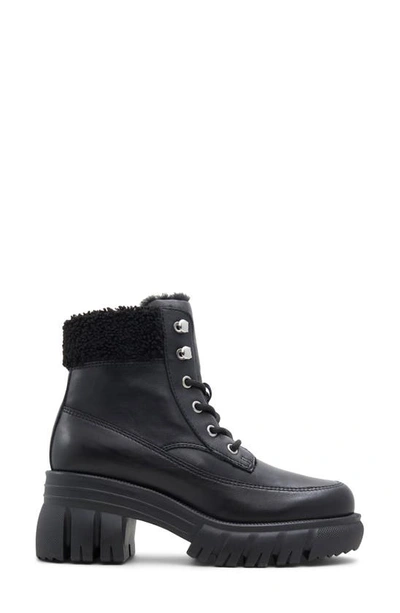 Shop Aldo Marni Waterproof Lace-up Boot In Black