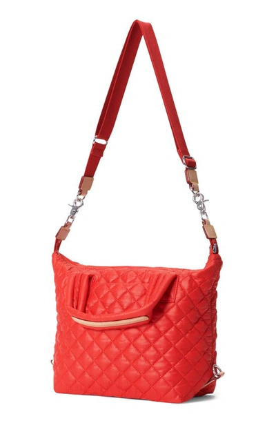 Shop Mz Wallace Small Sutton Deluxe Tote In Cherry