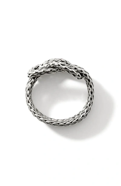 Shop John Hardy Classic Chain Manah Ring In Silver
