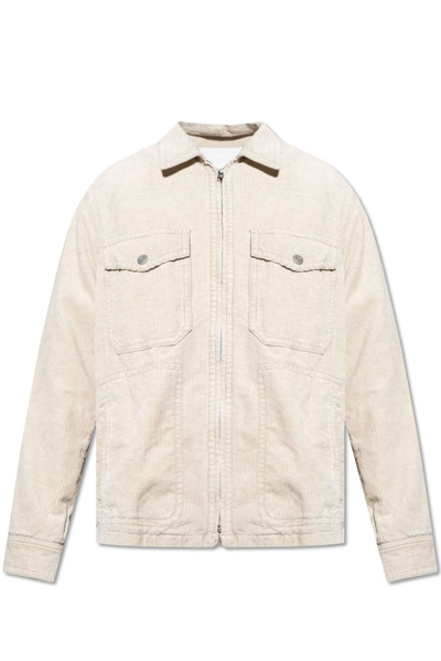 Shop Isabel Marant Rozen Corduroy Jacket In Beige