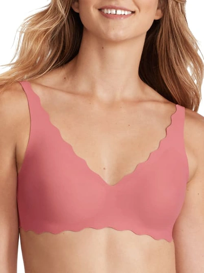 Shop B.tempt'd By Wacoal B.wow'd Convertible Wire-free Bra In Slate Rose