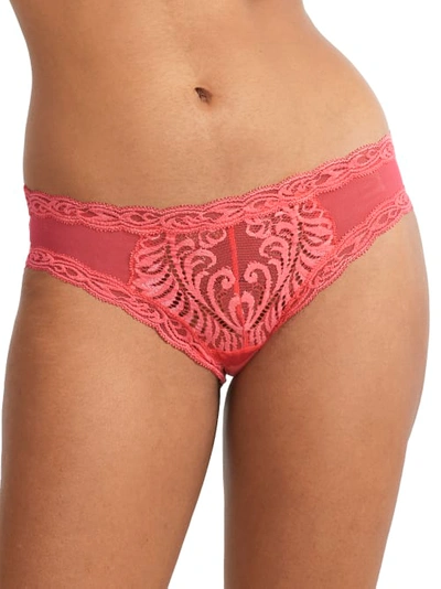 Shop Natori Feathers Hipster In Hibiscus