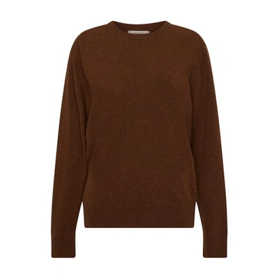 Shop Lemaire Crewneck Sweater In Golden_brown