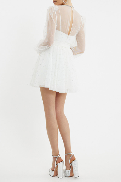 Shop Rebecca Vallance Mirabella Long Sleeve Mini Dress