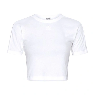 Shop Loewe Short T-shirt In White