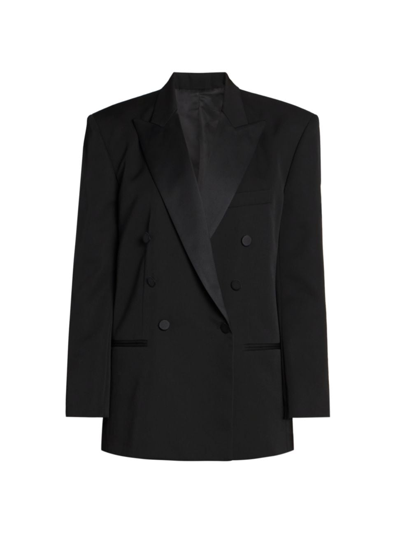 Shop Isabel Marant Women's Peagan Tuxedo Blazer In Black