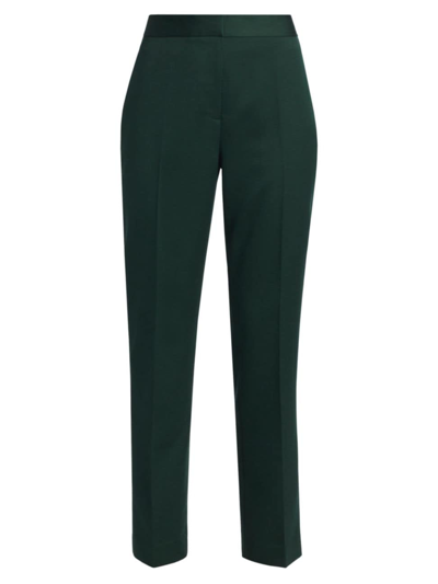 Shop Elie Tahari Women's The Emmy Straight-leg Pants In Emerald