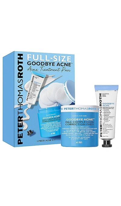 Shop Peter Thomas Roth Full-size Goodbye Acne Acne Treatment Pair 2-piece Kit In N,a