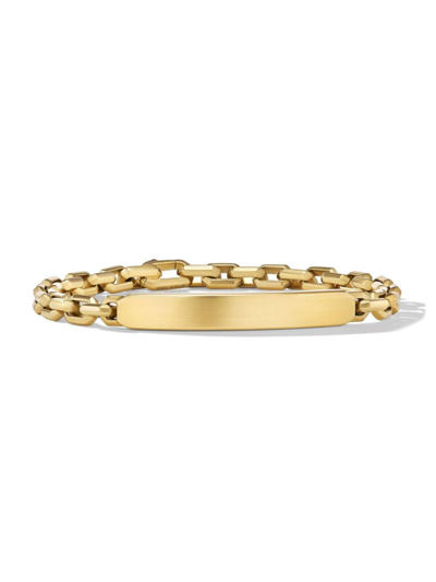 Shop David Yurman Men's Streamline Id Bracelet In 18k Yellow Gold, 6.8mm