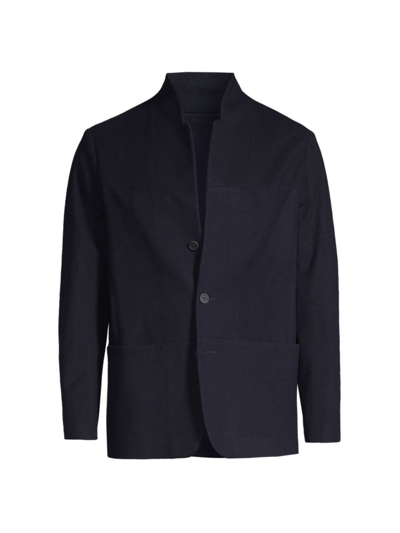 Shop Sease Men's Ellen 2.0 Wool-cashmere Blazer In Navy Blue