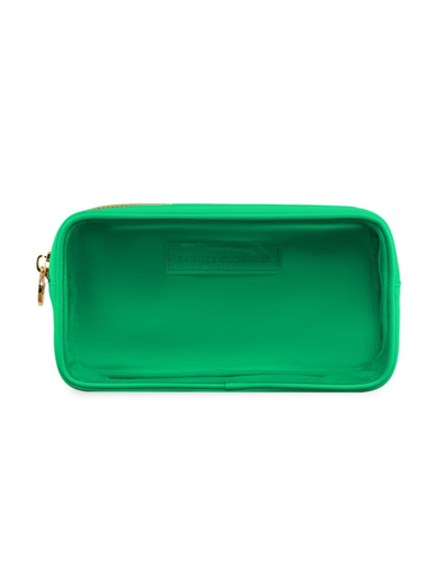 Shop Stoney Clover Lane Clear Front Small Pouch In Avocado