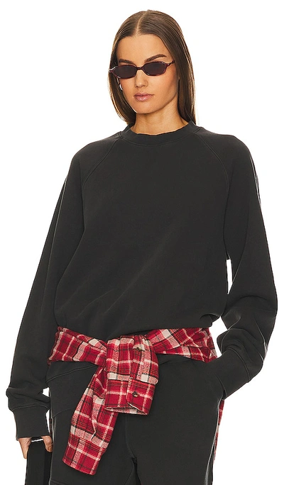 Wao The Crew Sweatshirt In Black