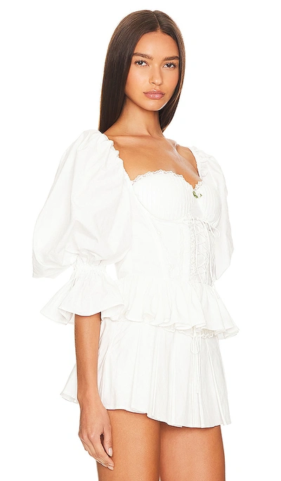 Shop Nana Jacqueline Maddie Lace Top In White