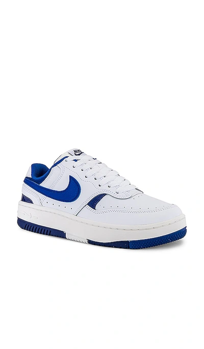 Shop Nike Gamma Force Sneaker In White  Game Royal  & Deep Royal Blue