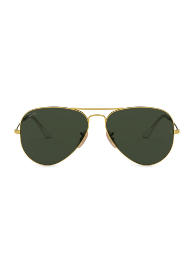 Shop Ray Ban Men's Rb3025 62mm Original Aviator Sunglasses In Gold Rose