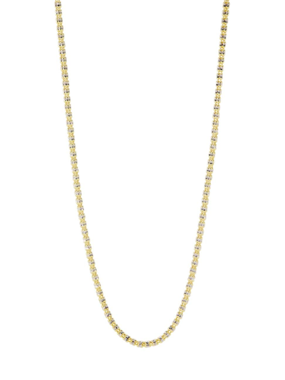 Shop Saks Fifth Avenue Women's Two-tone 14k Gold Textured Chain Necklace