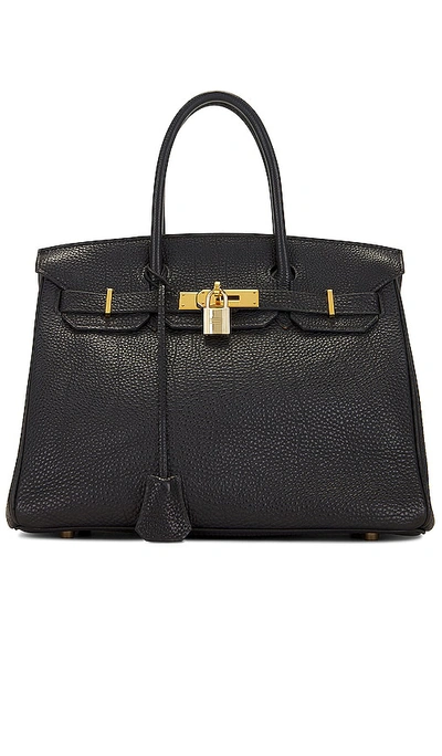 Fwrd Renew Hermes Birkin 30 Taurillon Handbag In Black