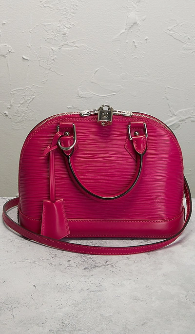 Fwrd Renew Louis Vuitton Alma Handbag In Pink