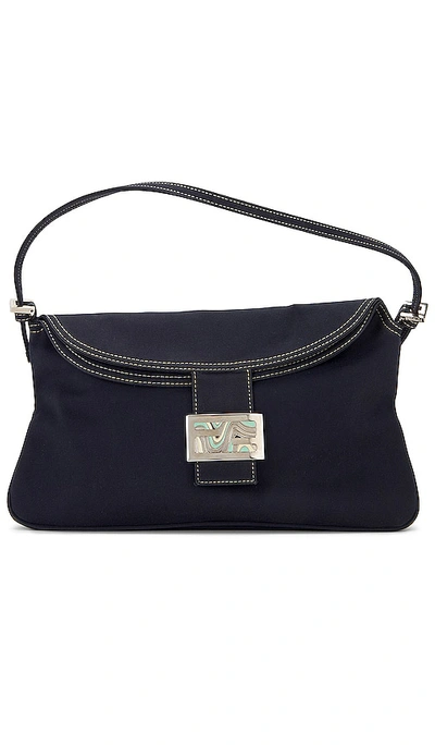 Fwrd Renew Fendi Mama Shoulder Bag In Navy