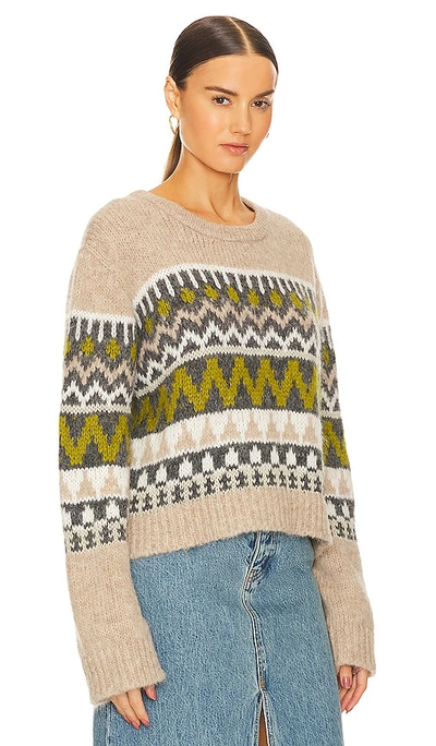 Shop Velvet By Graham & Spencer Makenzie Sweater In Beige