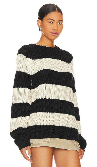 Shop Velvet By Graham & Spencer Ciara Sweater In Ivory,black