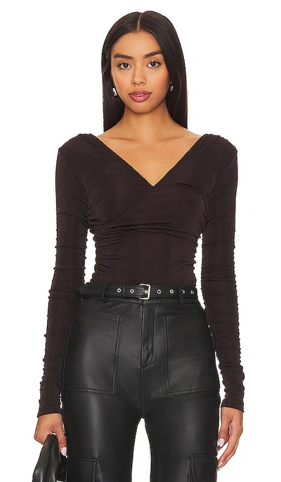 Shop Free People X Intimately Fp Reya Bodysuit In Brown