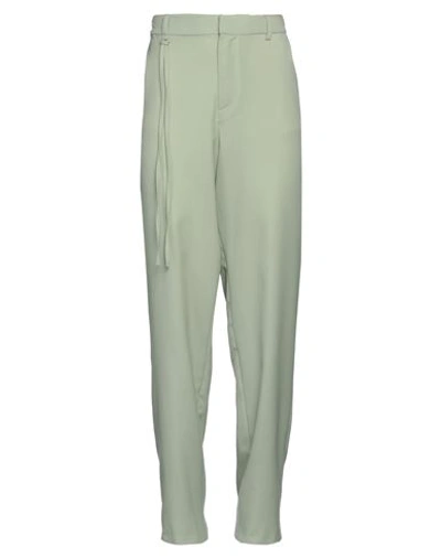 Roseanna Woman Pants Light Green Size 10 Polyester, Virgin Wool In Green