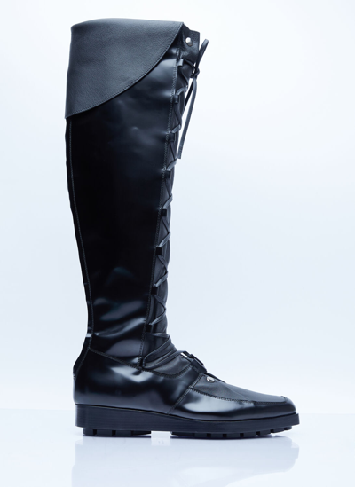 Shop Kiko Kostadinov Priam High Boots In Black