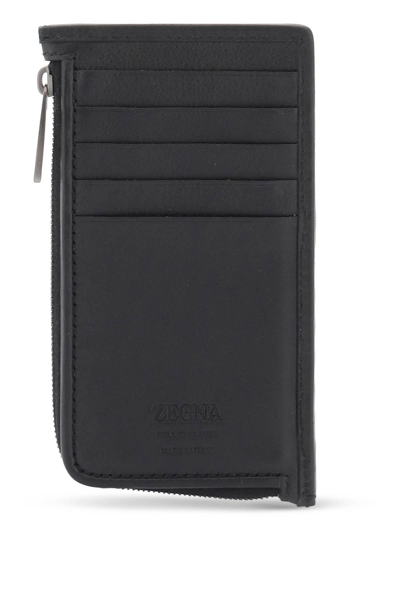 Shop Zegna Pelletessuta™ Wallet In Black