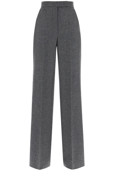 Shop Max Mara 'radioso' Houndstooth Pants In Grey