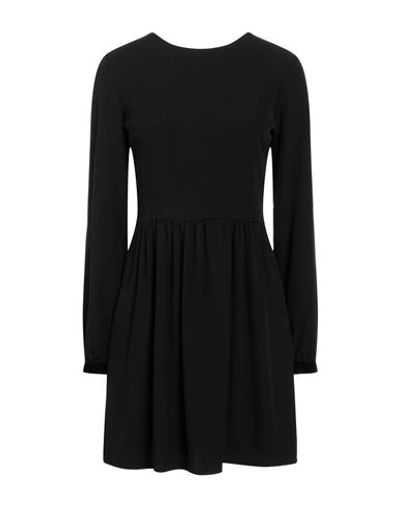 Xt Studio Woman Mini Dress Black Size M Polyester, Elastane In Black