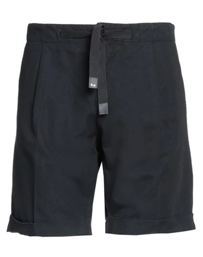 Shop Entre Amis Man Shorts & Bermuda Shorts Midnight Blue Size 29 Cotton